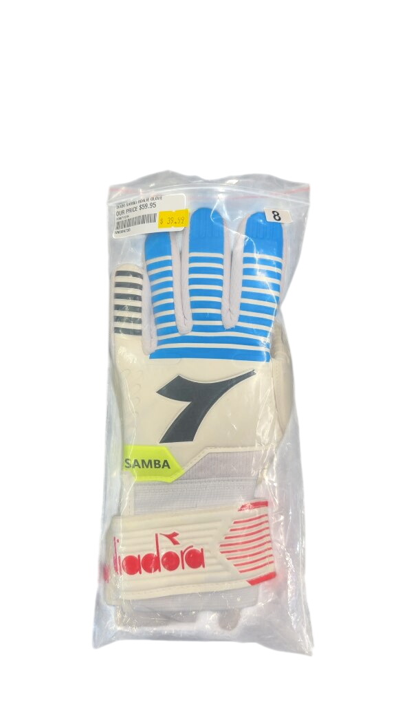 Diadora Samba Soccer Goalie Gloves - Size 8-brand new - image 1