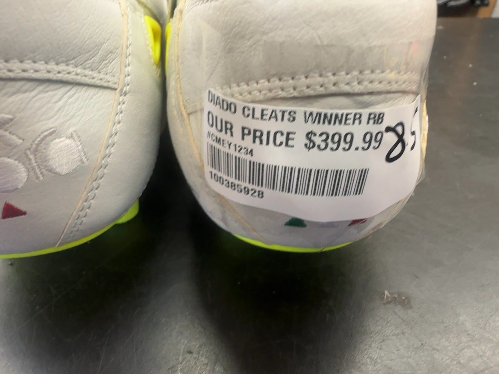 Diadora Winner RB 1994 Soccer Cleats - White/Neon - Size 8.5
Brand new with tags