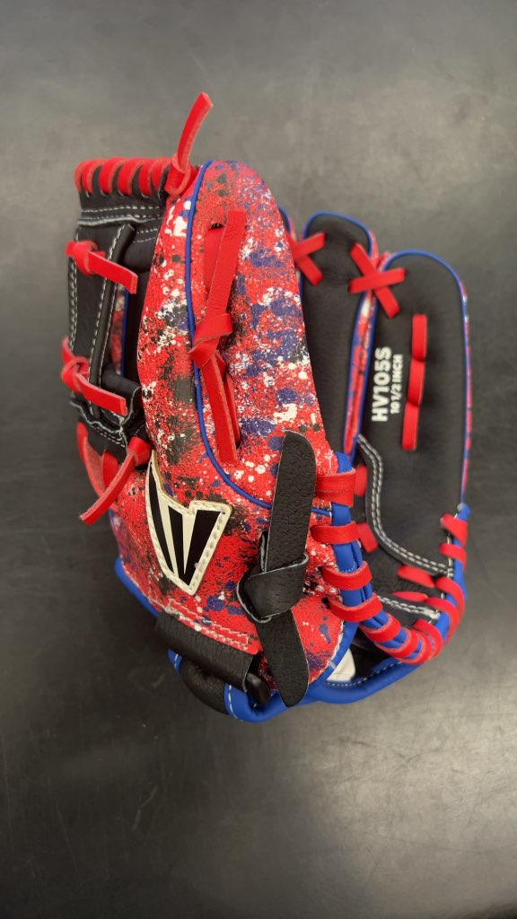 Easton Havoc HV105S Baseball Glove Red/Blue/White Excellent Condition 10.5"