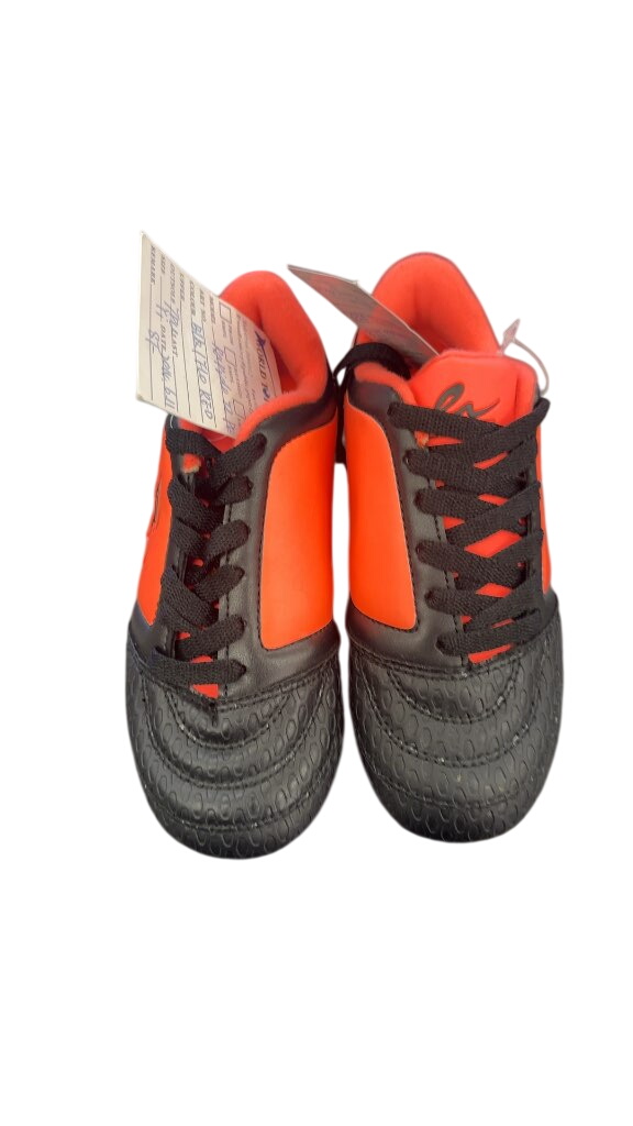 Elatto Rapide Junior Soccer Cleats - Black/Orange size 1 - image 1
