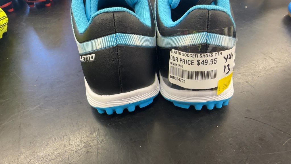 Elatto Rapido III Youth Soccer Shoes - Size 13-brand new turf cleats