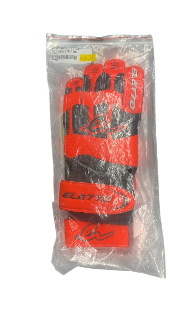 Eletto Force Flat 3 Soccer Goalie Gloves
Size 6 brand new - image 1