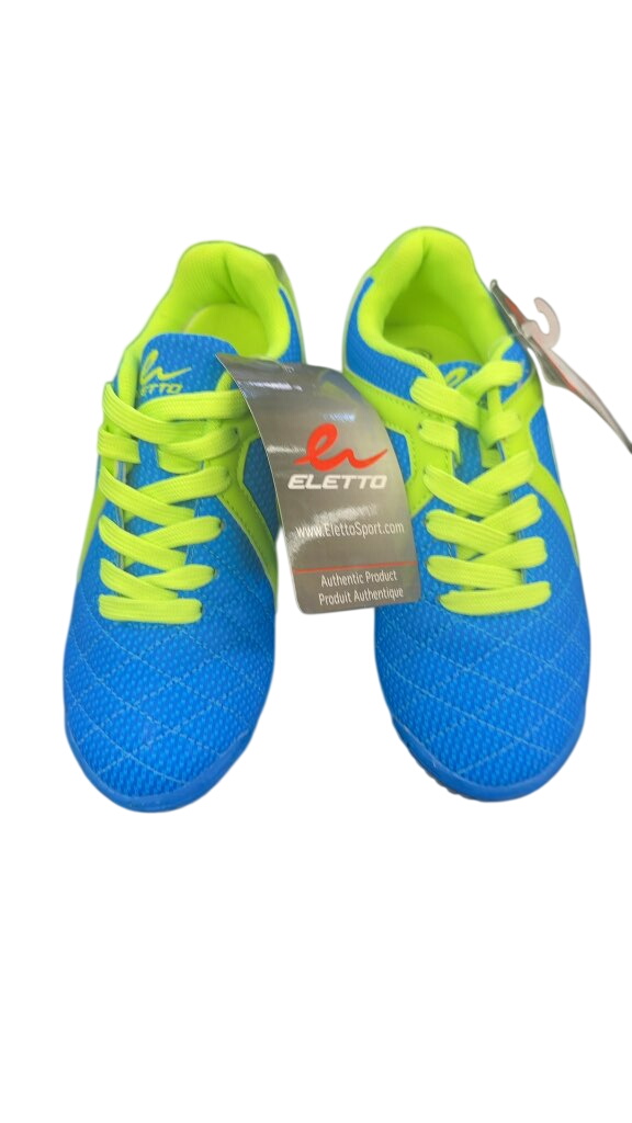 Eletto Rapido III Youth Indoor Soccer Shoes - Neon Blue/Green -brand new - image 1