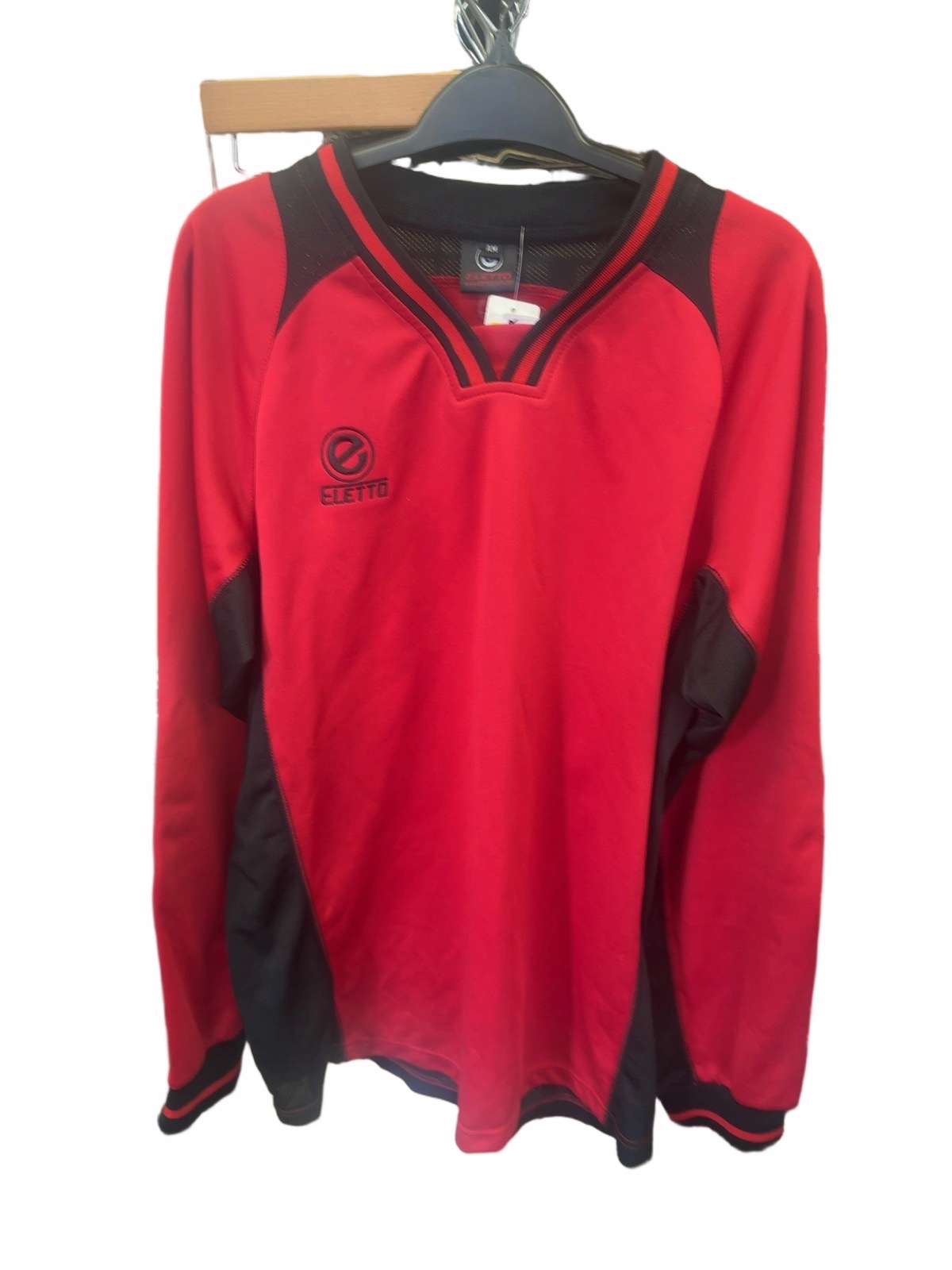 Eletto Soccer Goalie Jersey - Red/Black - Senior Medium
Brand new with tags - image 1