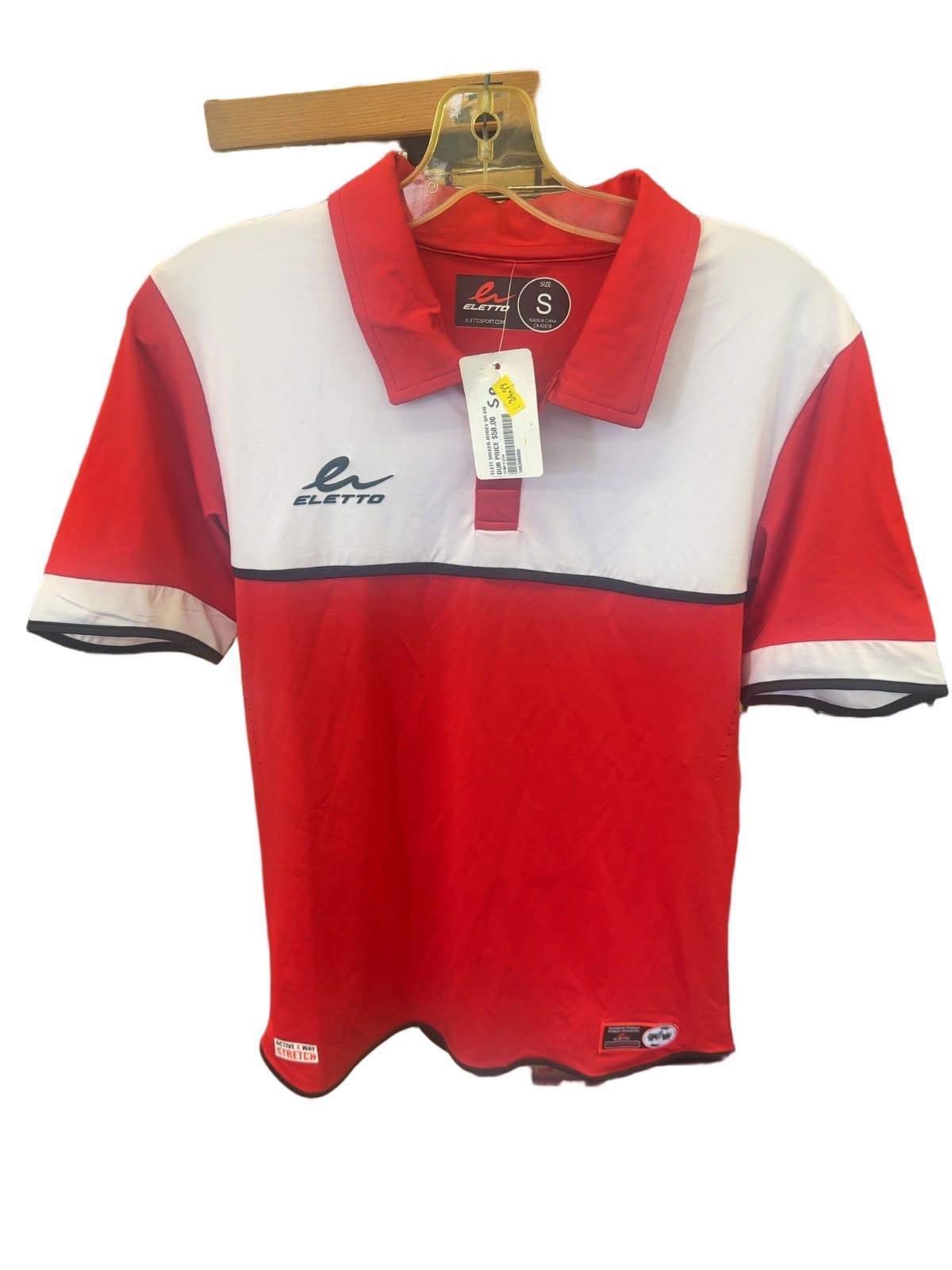 Eletto Soccer Jersey - Red/White - Size Small brand new with tags - image 1