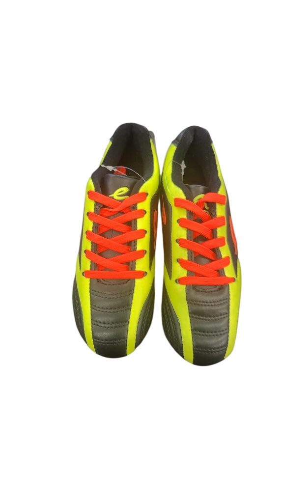 Eletto Youth Soccer Cleats - Black/Neon Yellow - Size 13