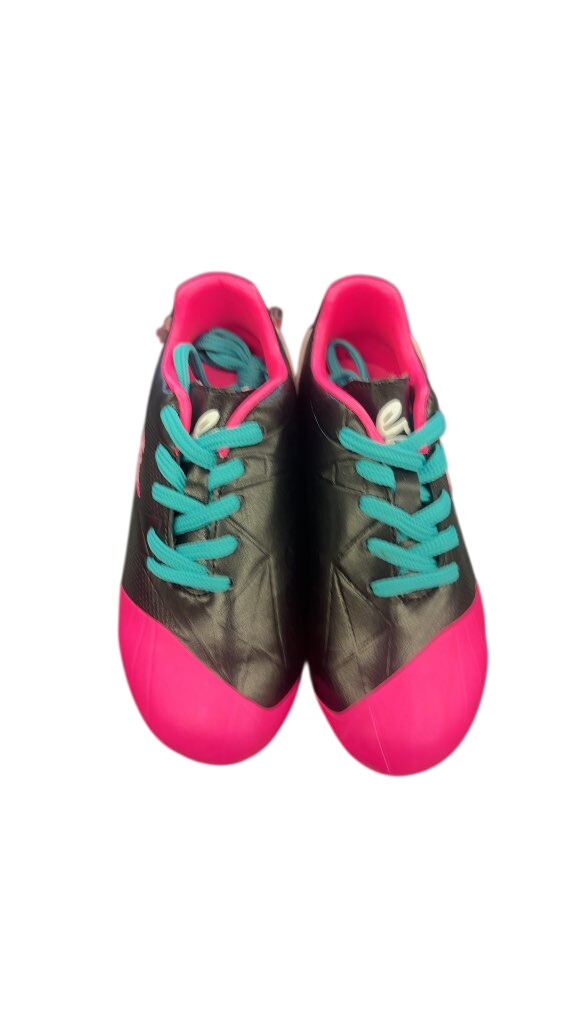 Eletto Youth Soccer Cleats - Black/Pink/Teal - Size 12 - image 1