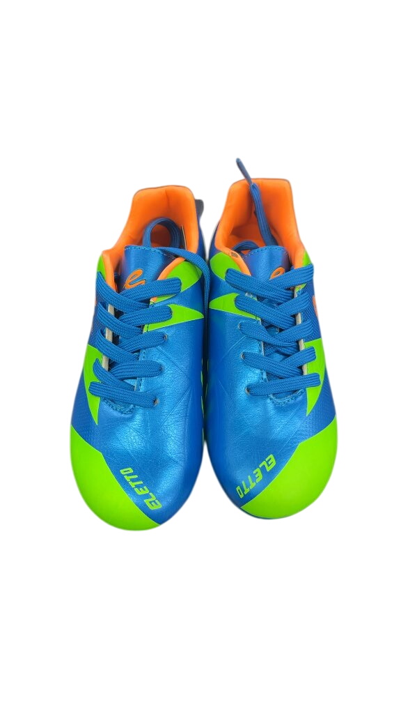 Eletto Youth Soccer Cleats Blue/Green/Orange Size 13 - image 1