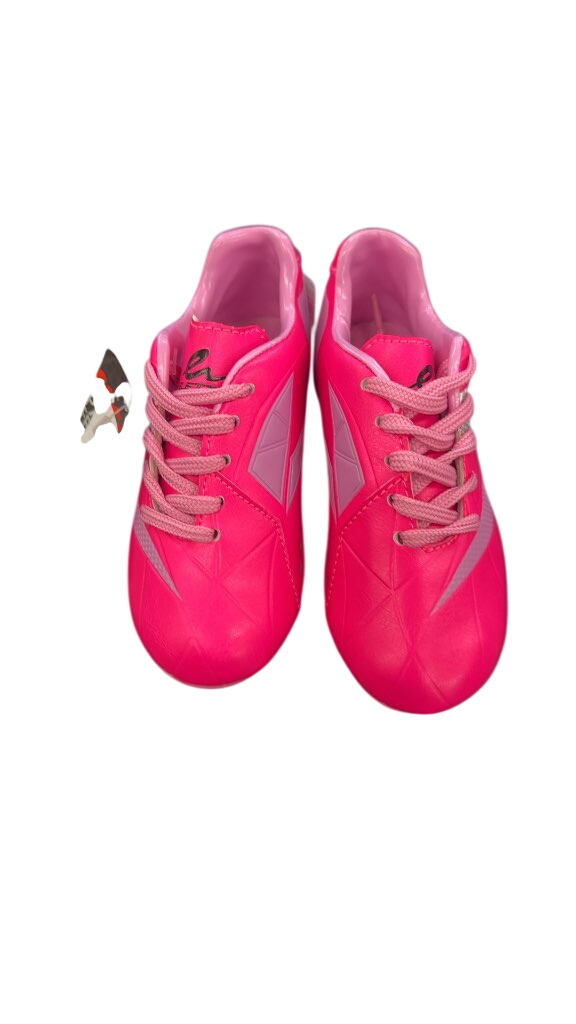 Eletto Youth Soccer Shoes - Neon Pink - Size 9 - image 1