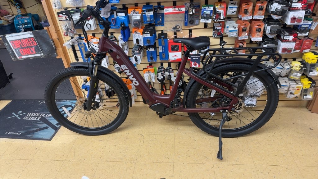 ENVO ST50 Electric Bike Maroon  Large-New - image 1
