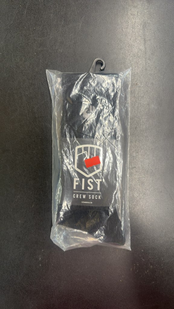 FIST Crew Sock Black New L-XL