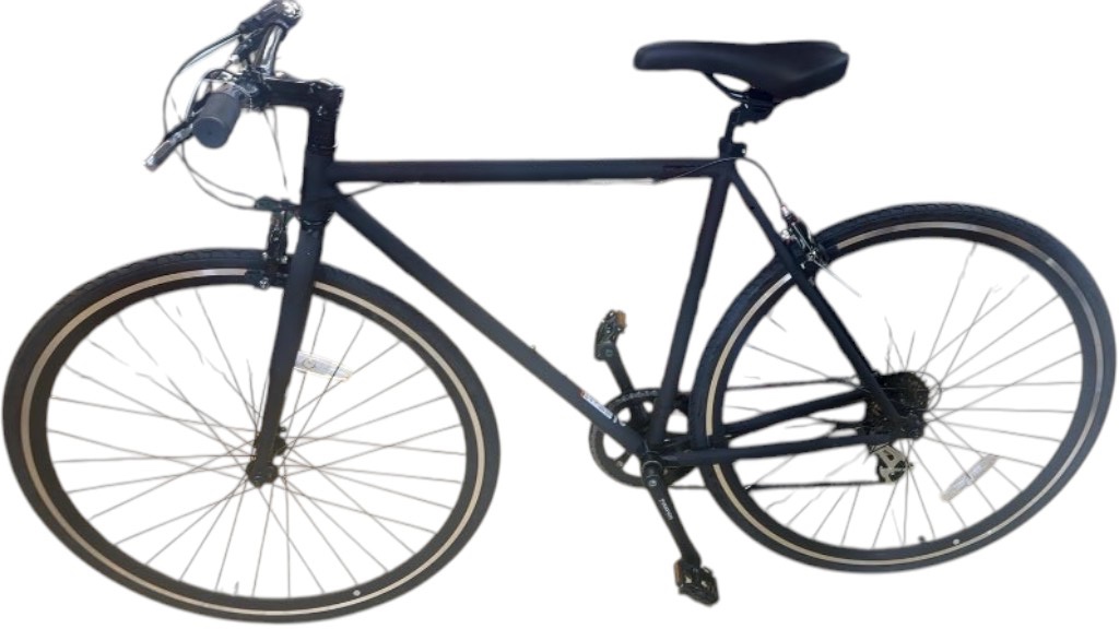 Fyxation Pixel 7 7-Speed Hybrid Bike - Black - 50cm - image 1