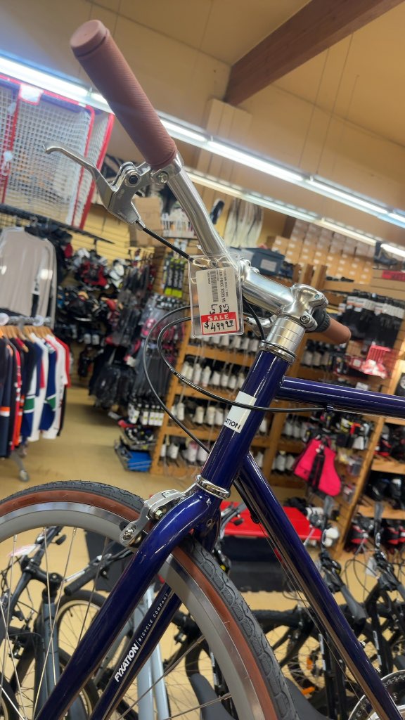 Fyxation Pixel 7 City Bike Blue 58cm-New
