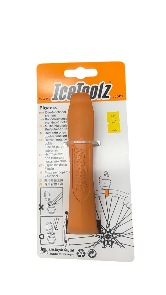 IceToolz Duo-functional Tire Tool Pincers 64A2 New Orange - image 1