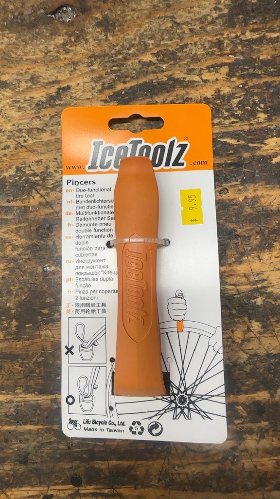 IceToolz Duo-functional Tire Tool Pincers 64A2 New Orange