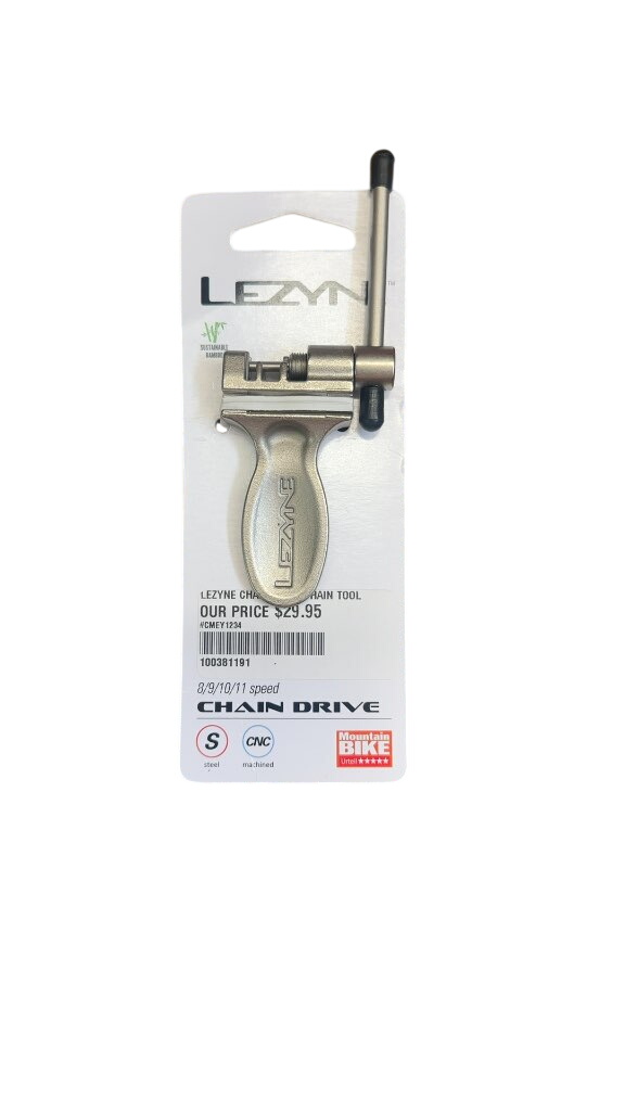 Lezyne Chain Tool Chain Drive 8/9/10/11 Speed New Silver - image 1