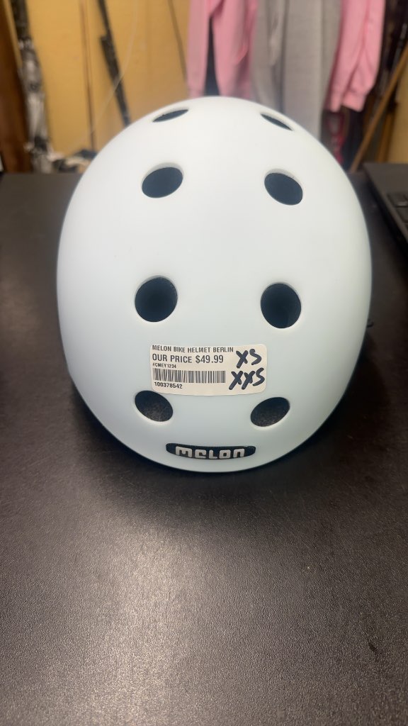 Melon Bike Helmet Berlin Matte Blue  XXS-XS-New - image 1