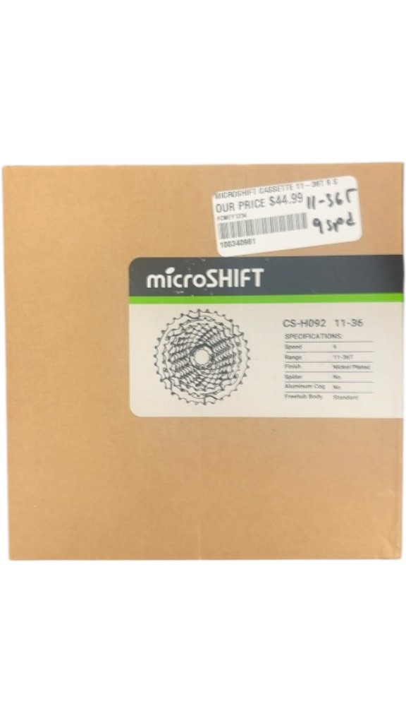 microSHIFT CS-H092 9-Speed Cassette 11-36T New In Box - image 1
