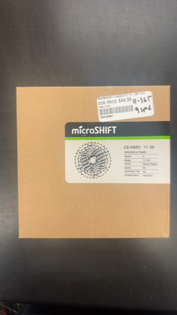 microSHIFT CS-H092 9-Speed Cassette 11-36T New In Box