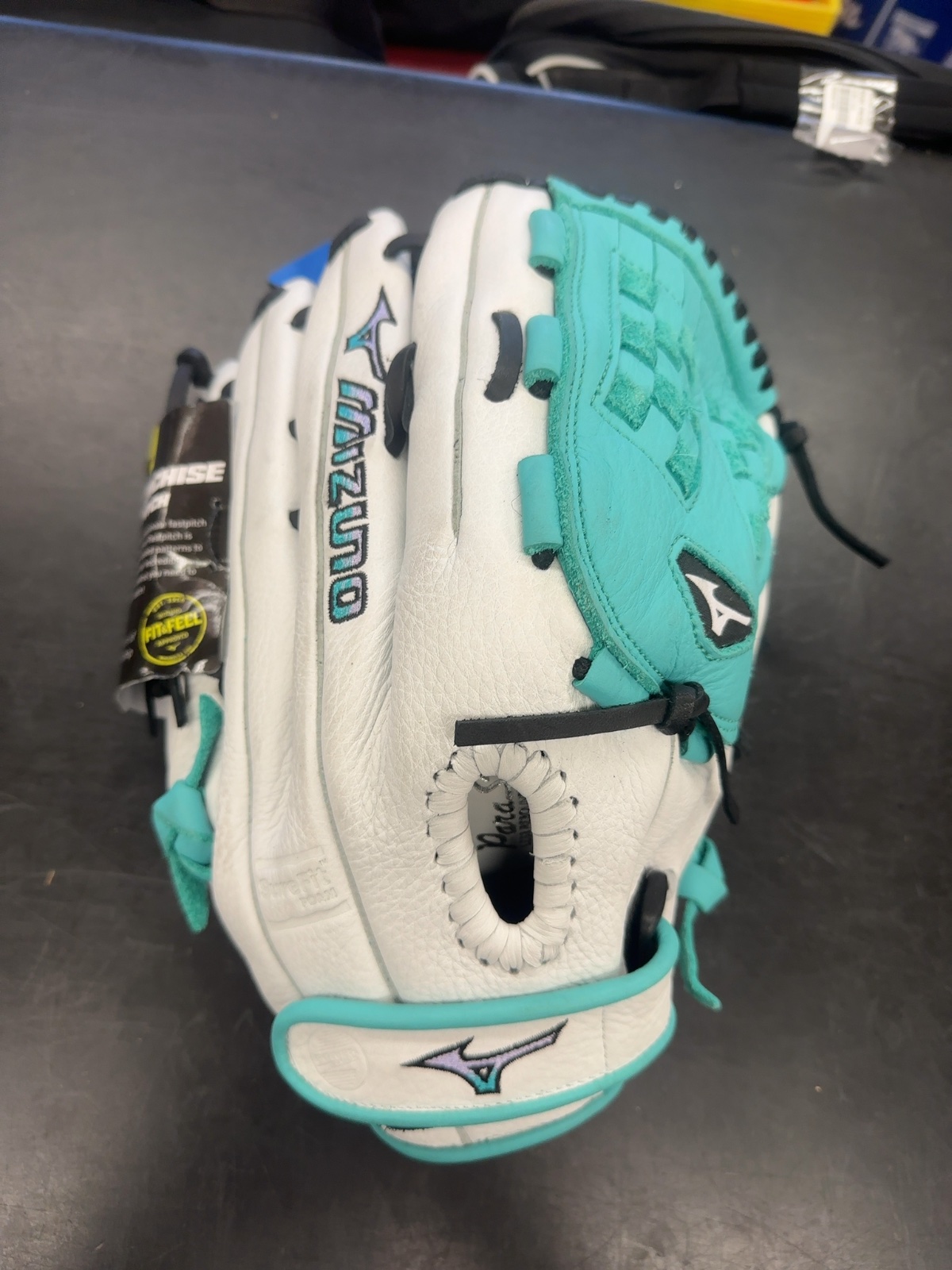 Mizuno Franchise Fastpitch 12.5" Softball Glove - Teal/White