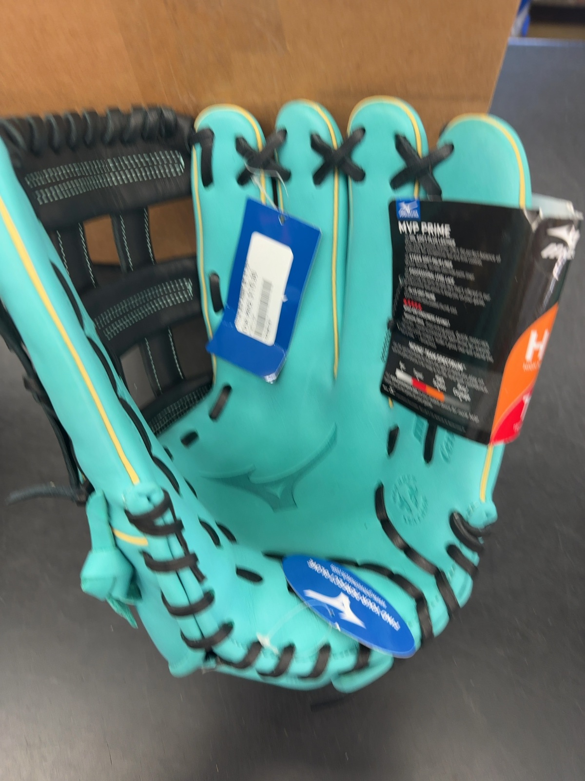 Mizuno MVP Prime 12.75" Baseball Glove - Teal/Black