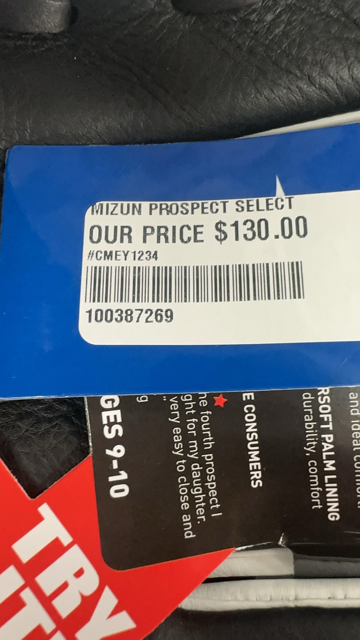 Mizuno Prospect Select 12" Youth Baseball Glove - GPSL1200F5