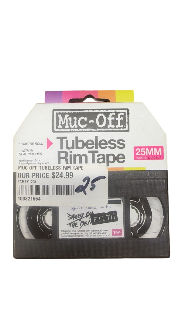 Muc-Off Tubeless Rim Tape 25mm x 10m New - image 1
