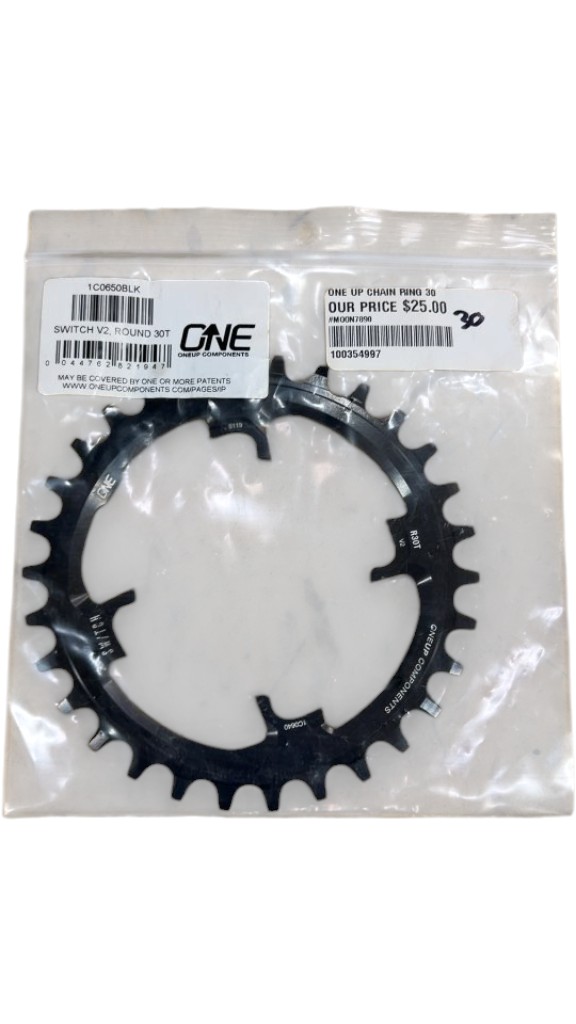 OneUp Components Chainring Switch V2 Round Black Excellent Condition 30T