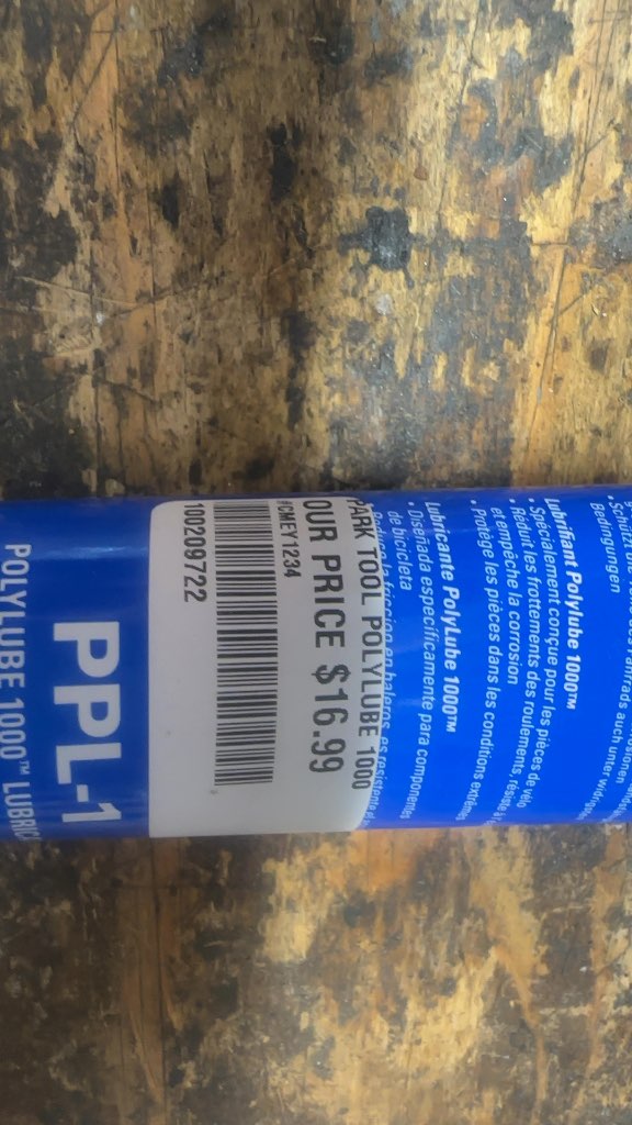 Park Tool Bicycle Lubricant PolyLube 1000 PPL-1 Excellent Condition 4oz