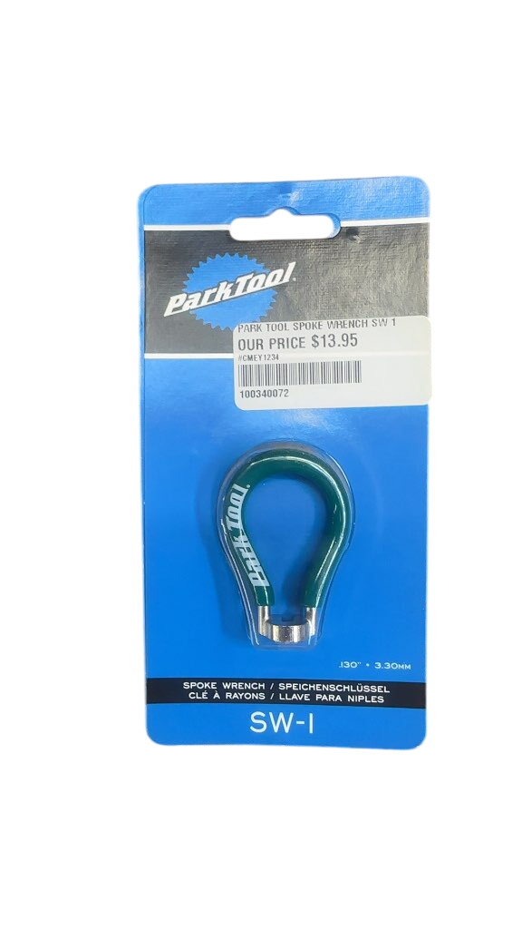 Park Tool Spoke Wrench SW-1 Green New .130" / 3.30mm - image 1