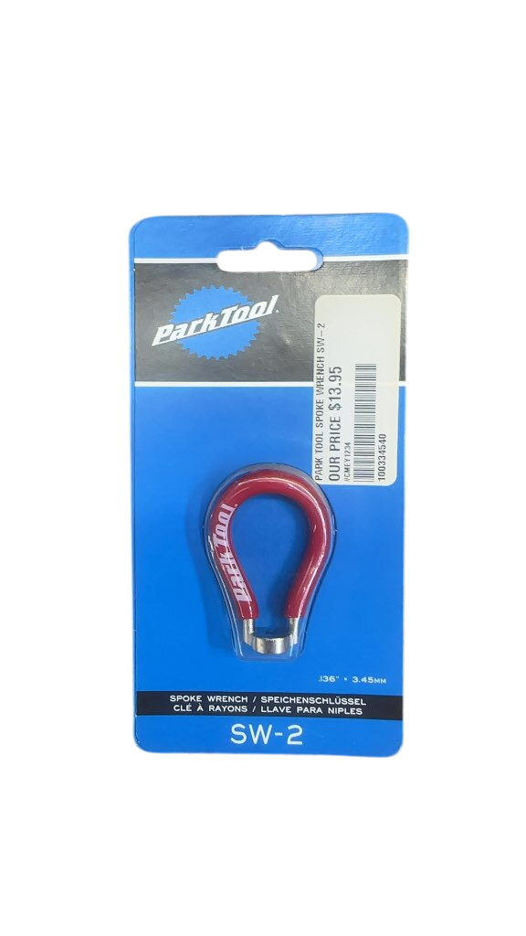 Park Tool Spoke Wrench SW-2 New Red .136" / 3.45mm - image 1