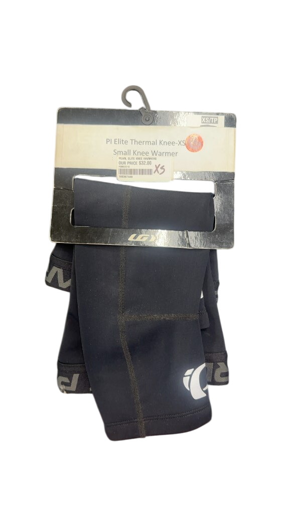 Pearl Izumi Elite Thermal Knee Warmers Black Excellent Condition XS - image 1