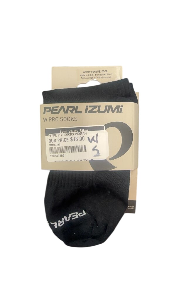 Pearl Izumi Women's PRO Cycling Socks Black New Small - image 1