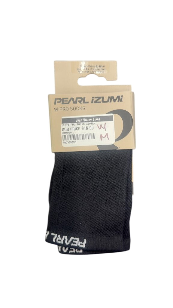 Pearl Izumi Women's Pro Tall Cycling Socks Black New Size M - image 1