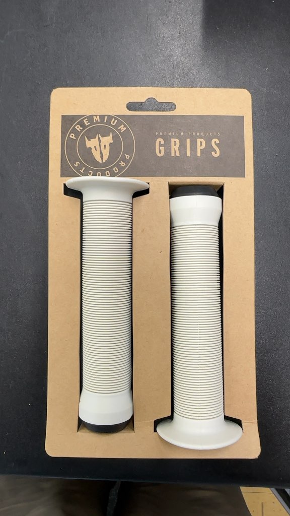Premium Products Bike Grips Counterfeit Grey New