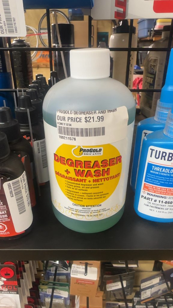 ProGold Lubricants Degreaser + Wash Bike Cleaner 16 oz-New