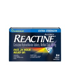 Reactine Extra Strength Antihistamine Tablets  10mg Cetirizine Hydrochloride ...