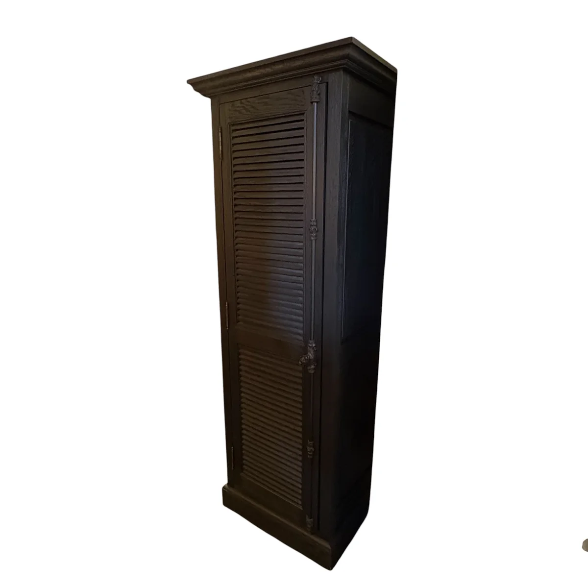 RH Obra Collection Smoked Oak Armoire - Coast Consignment - image 1