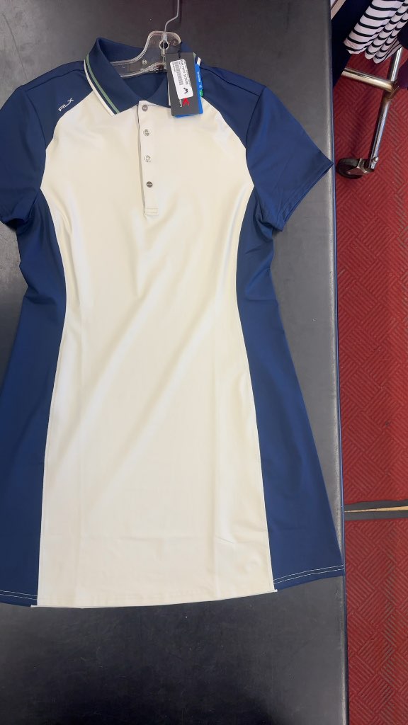 RLX Ralph Lauren Golf Dress Navy/White NWT Size M