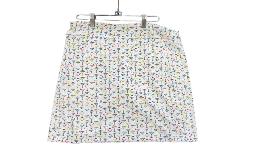 SanSoleil Golf Martini Print Skort Excellent Condition Size M - image 1