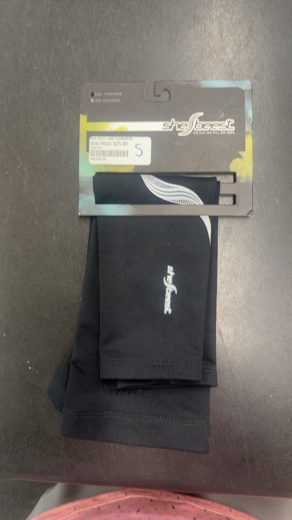 Shebeest Arm Warmers Black New Small