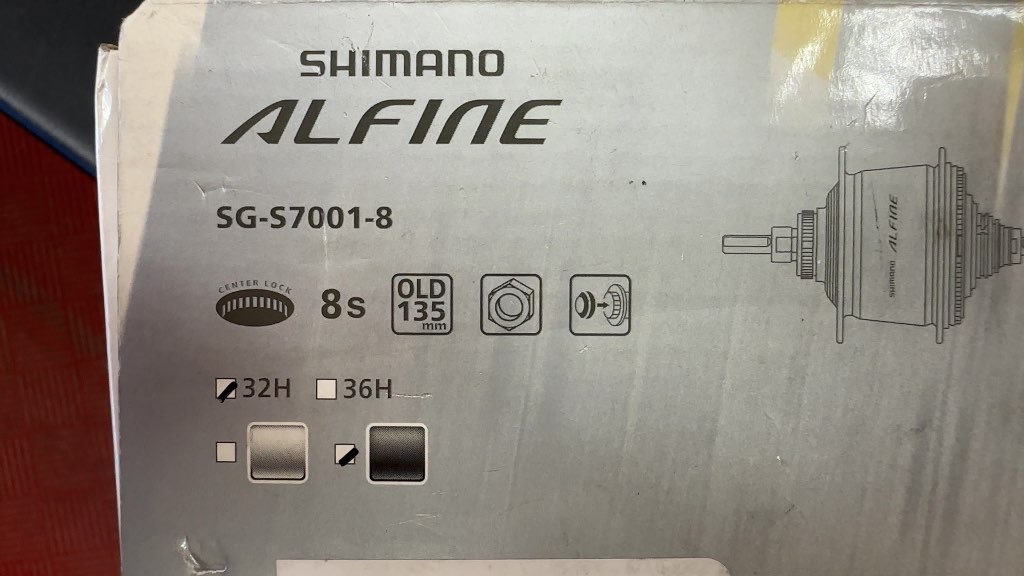 Shimano Alfine Dynamo Front Hub-brand new in box