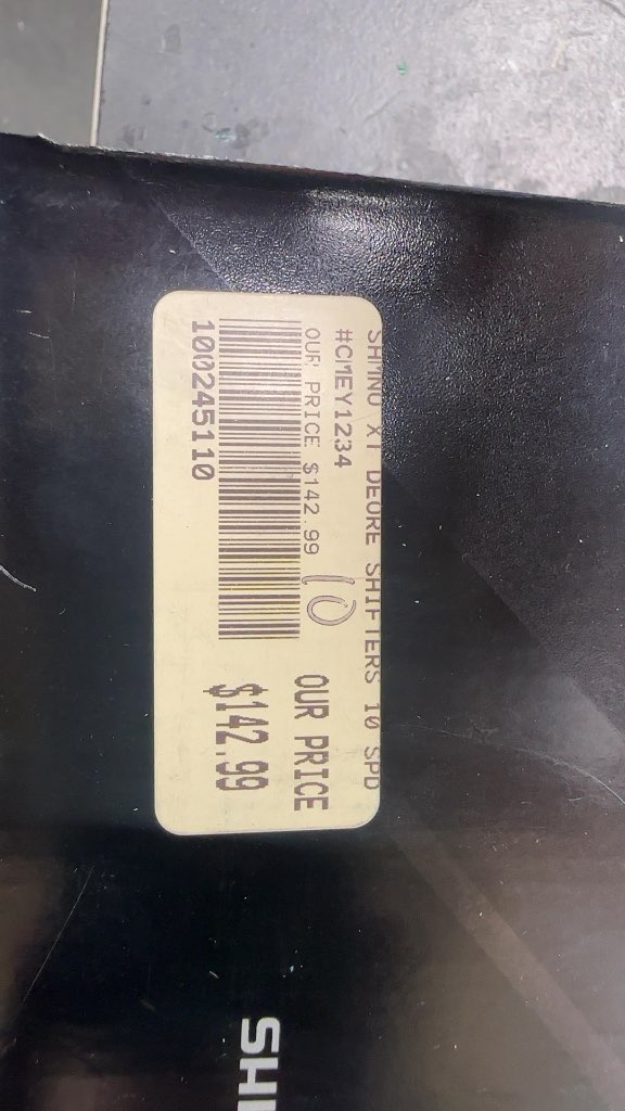 Shimano Deore XT 10-Speed Shifters Pre-owned