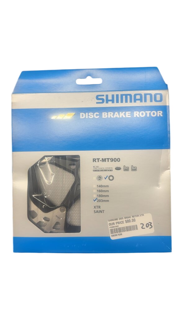 Shimano Disc Brake Rotor RT-MT900 XTR Saint New 203mm - image 1