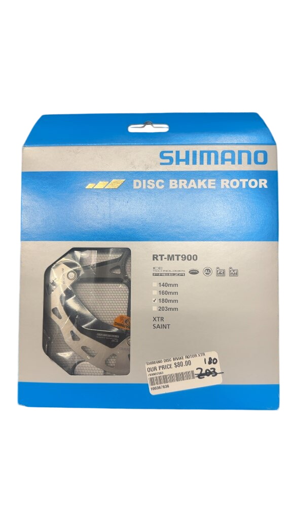 Shimano Disc Brake Rotor RT-MT900 XTR/Saint New 180mm - image 1