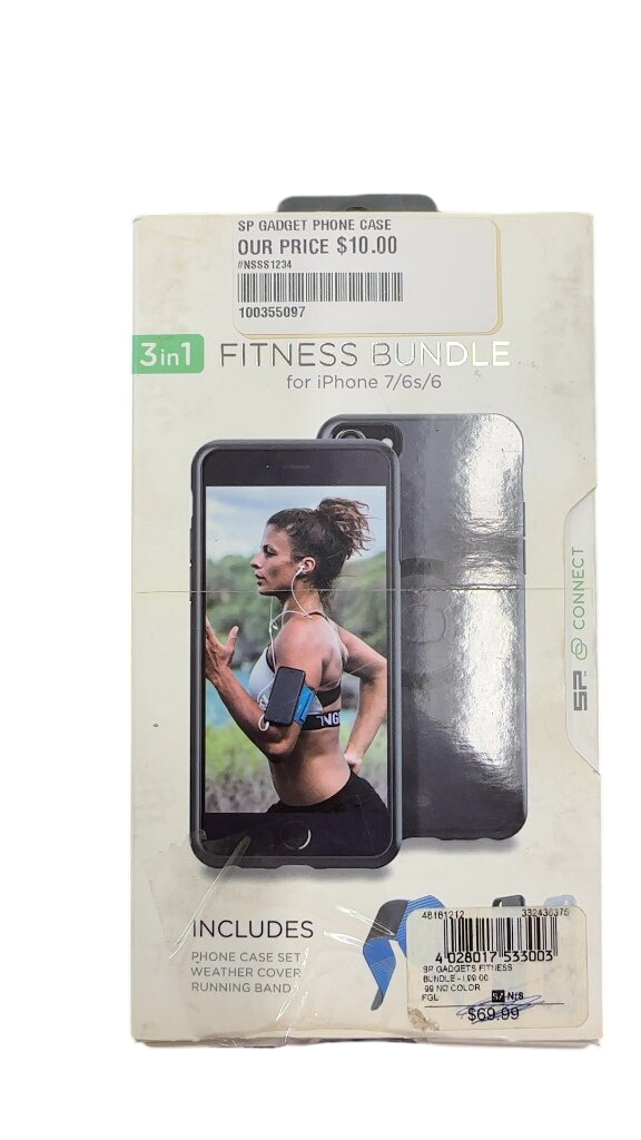 SP Connect 3-in-1 Fitness Bundle for iPhone 7/6s/6 Black New - image 1