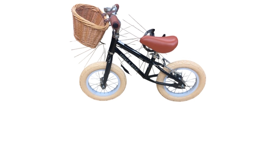 Spoke & Pedal Kids Balance Run Bike Black-brand new - image 1