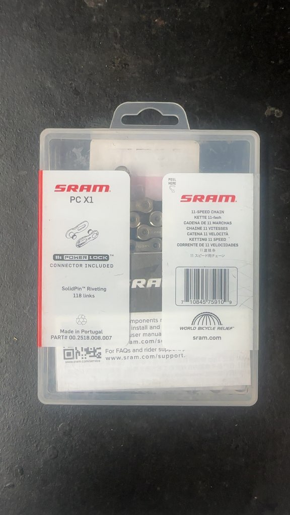 SRAM Bicycle Chain PC X1 11-Speed New 118 Links