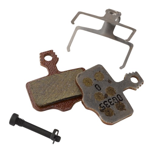 SRAM Disc Brake Pads - Organic Compound  Aluminum Backed  Quiet/Light  for Level  Elixir  and 2-Piece Road