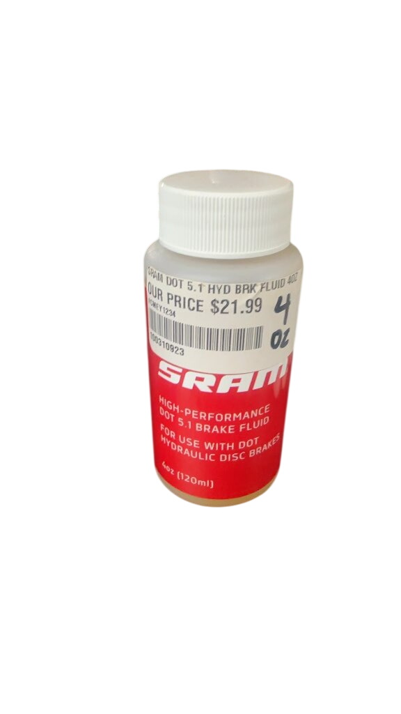 SRAM DOT 5.1 High-Performance Hydraulic Brake Fluid 4oz New - image 1